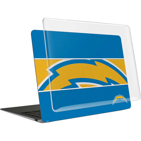 NFL Los Angeles Chargers Zone Block MacBook Air 13in (2020) Case plus Skin